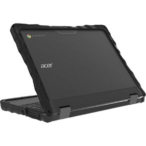 Gumdrop DropTech Laptop Case Fits Acer Chromebook Spin 511 (R756TN) 2-in-1 - Rugged Drop Tested and Shockproof Reliable Device Protection for Kids K-12 Students School Office or Business Use - Black