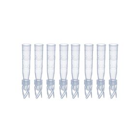 MUHWA HPLC Vial Insert, Clear Plastic Insert with Polyspring, 9-425 Vials Plastic Inserts Fit for 2ml Autosample Vials, Volume 200ul, Pack of 100