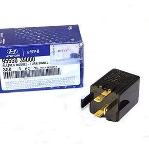 Genuine OEM 95550-39000 Flasher Module - Turn Signal / 9555039000 for select Hyundai Kia models/Replaces 9555033200 9555033700 9555034000