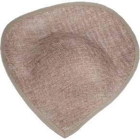 Hat Base, Fascinator Base DIY Saucer Sinamay Hat Base Teardrop Sinamay Saucer Hat Base, 30.00 * 30.00 * 2.00CM, White