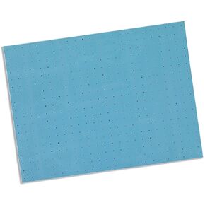 Rolyan Ezeform Thermoplastic Splinting Material, 1% Perforated, Custom Rigid Splint Fabrication for Elbow, Functional Positioning, Spasticity, Latex Free, 1/8" x 18" x 24", Single Sheet, Blue