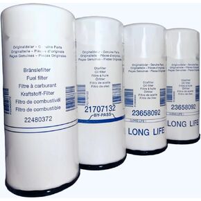Filter Kit Compatible with Volvo Engine D13,Oil Filter (2) 23658092,Oil Filter (1) 21707132, Fuel Filter (1) 22480372