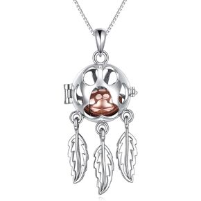 Cremation Jewelry S925 Sterling Silver Heart/Wings/Turtle/Sunflower Urn Necklace for Ashes for Women Memorial Jewelry Gift for Wife/Sister/Friend…