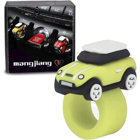Car Darshboard Ornaments Sticker Engine Start Cover Power Control Pushbutton Button Switches Decoration circle Interior Accessories for 3 Gen Mini Cooper F54 F55 F56 F57 F60 2014+ (Button Ring Yellow)