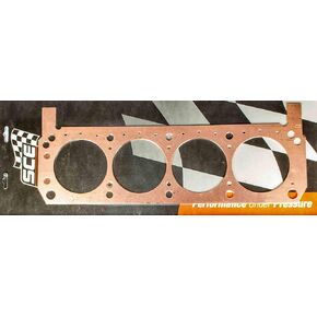 Cylinder Head Gasket, Pro Copper, 4.155 in Bore, 0.062 in Compression Thickness, Copper, Driver Side, Small Block Ford, Each