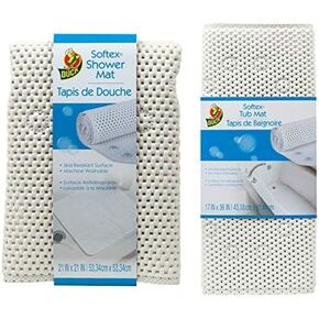 Duck Brand Softex Bath and Shower Mat Kit, Slip Resistant