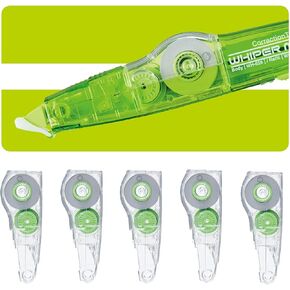 PLUS Whiper MR - Whiper Mini Roller Correction Tape 6mm x 6m(WH-626) & refills 5 pcs in Kuwait