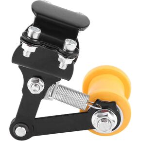 Qiilu Chain Tensioner, Adjuster Chain Tensioner Bolt On Roller Motorcycle Modified Accessories Universal Tool (Black)