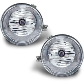 Fog Lights Compatible with 05 06 07 Dodge Caravan 2008 2009 2010 Challenger 2006 2007 2008 2009 Charger 07-09 Caliber 08-10 Chrysler Sebring 07-09 Patriot Compass Fog Lamps