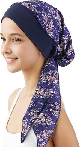 Chemo Headwear Turbans for Women, Cancer Head Scarf Head Coverings Caps, Head Wraps for Cancer Patients in Kuwait