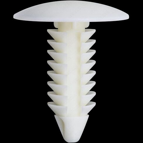 Rexka 30pcs Natural White Nylon Fender Bumper Shield Push Pin Retainer 6030441 for 07-18 Jeep Wrangler JK in Saudi Arabia