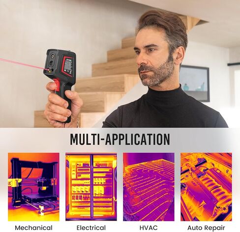 KAIWEETS Thermal Imaging Camera, 256x192 Ultra-high IR Resolution, 16-Hour Battery Life Infrared Camera; -4~1022°F Thermal Camera with PIP/Infrared/Visible Light/Fusion 4 Image Modes - 32GB TF Card in Saudi Arabia