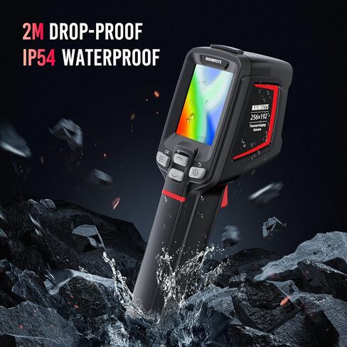 KAIWEETS Thermal Imaging Camera, 256x192 Ultra-high IR Resolution, 16-Hour Battery Life Infrared Camera; -4~1022°F Thermal Camera with PIP/Infrared/Visible Light/Fusion 4 Image Modes - 32GB TF Card in Saudi Arabia