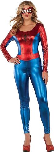 Rubie's Women's Marvel Universe Superhero Style Deluxe Spider Girl Catsuit Costume, As Shown, Extra-Small in Saudi Arabia