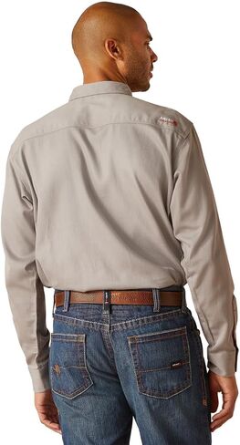 Ariat Men's Fire Resistant Solid Classic Fit Snap Work Shirt in Saudi Arabia