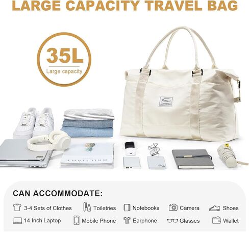 Travel Duffel Bag,Sports Tote Gym Bag,Shoulder Weekender Overnight Bag for Women in Saudi Arabia