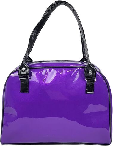 Dazzling, Colorful, Sparkly, Faux Patent Leather, Large, Shiny, Women's Handbag, Purse, Travel Bag, Satchel, Favorite Tote in Saudi Arabia