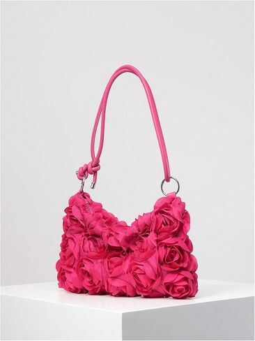 Verdusa Women's 3D Flower Floral Evening Handbag Shoulder Hobo Bag Party Clutch Purse in Saudi Arabia