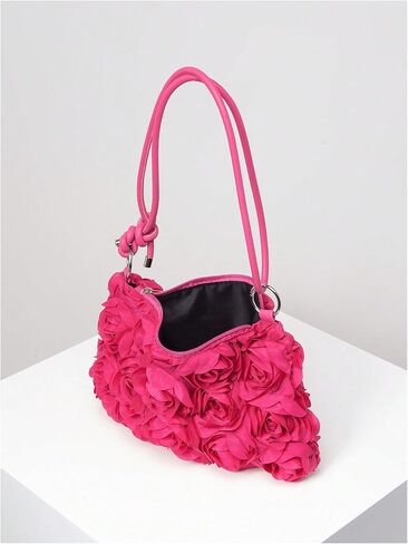 Verdusa Women's 3D Flower Floral Evening Handbag Shoulder Hobo Bag Party Clutch Purse in Saudi Arabia