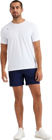 Rhone 7" Mako Mens Workout Shorts, Anti Odor, Unlined Mens Gym Shorts, Moisture Wicking Running Shorts for Men in Saudi Arabia