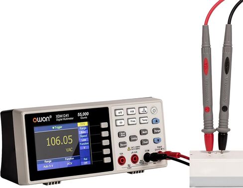 XDM1041 Mini Desktop Digital Multimeter 3.5in LCD Display Screen AC DC Current Voltage True RMS Temperature Tester Meter for Laboratories,Instruments and Factories in Saudi Arabia