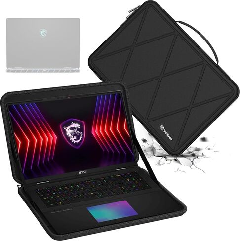 حافظة حماية Smatree صلبة EVA متوافقة مع 18 بوصة MSI Titan 18 HX A14V، MSI Raider 18 HX A14V، MSI Stealth 18 AI Studio A1V، MSI CreatorPro X18 HX-A14V Bag (X8332) in Kuwait