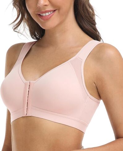 حمالة صدر نسائية من DotVol بدون خياطة من الأمام ودعم خلفي بتغطية كاملة وغير مبطنة للاستخدام اليومي in Kuwait