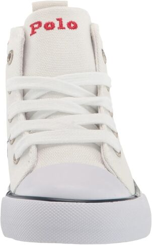 POLO RALPH LAUREN Women's Hamptyn Hi Ii White Mlt RPT Pp Sneaker in Saudi Arabia