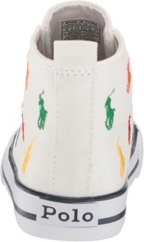 POLO RALPH LAUREN Women's Hamptyn Hi Ii White Mlt RPT Pp Sneaker in Saudi Arabia