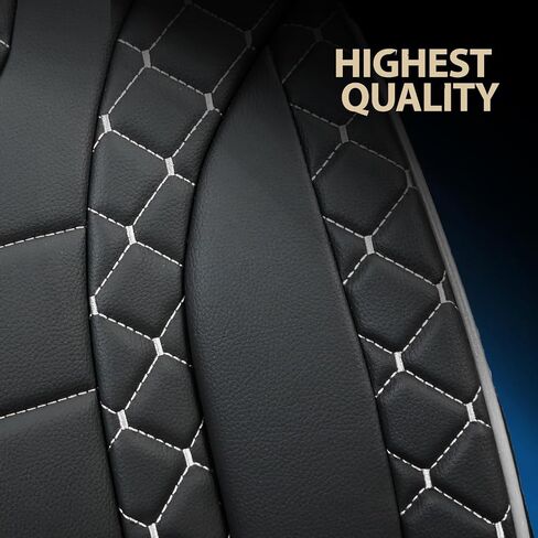 Seat Cover Sets - Seat Covers & Seat Pads 5 Seats - Car Seat Covers Black Gray - Seat Protectors, Dirt-Resistant Seat Covers Fit for Most Vehicles - Car Accessories in Saudi Arabia
