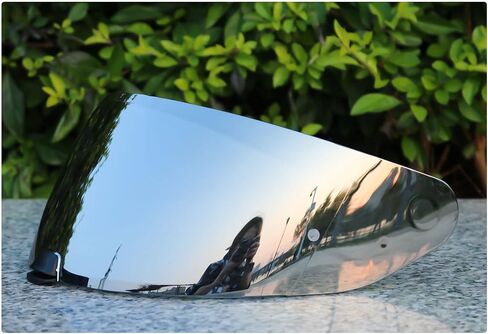 HJ-31 Helmet Visor Motorcycle, for I70 HJ-31 Helmet Visor Uv Protection Anti-Scratch,Motorcycle Helmet Accessories (Silver Iridium) in Saudi Arabia