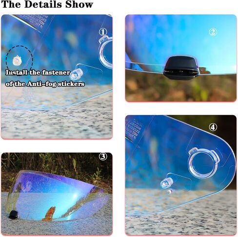 HJ-31 Helmet Visor Motorcycle, for I70 HJ-31 Helmet Visor Uv Protection Anti-Scratch,Motorcycle Helmet Accessories (Silver Iridium) in Saudi Arabia