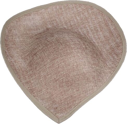 Hat Base, Fascinator Base DIY Saucer Sinamay Hat Base Teardrop Sinamay Saucer Hat Base, 30.00 * 30.00 * 2.00CM, White in Saudi Arabia