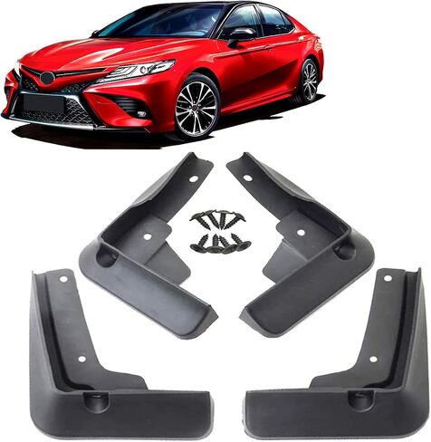 Mud Splash Guards Mud Flaps Kit for Toyota Camry Accessories SE XSE Sport 2018 2019 2020 2021 2022 2023 2024 Front and Rear 4-PC Set in Saudi Arabia
