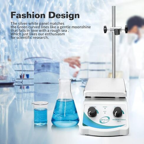 SH-2 Hot Plate Magnetic Stirrer Mixer Dual Control with 1 inch Stir Bar (New Style) in Saudi Arabia