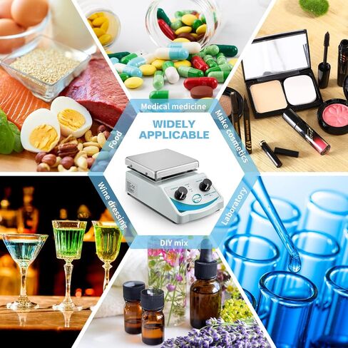 SH-2 Hot Plate Magnetic Stirrer Mixer Dual Control with 1 inch Stir Bar (New Style) in Saudi Arabia