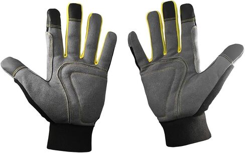 Zero Friction WG100012 Men's Universal-Fit Ultra Suede Work Gloves, Blue in Saudi Arabia