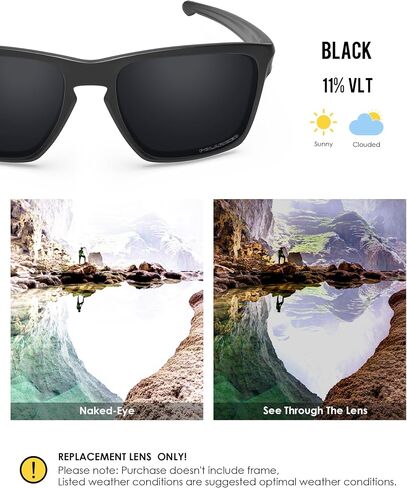 عدسات BLAZERBUCK بديلة لنظارة Oakley Sliver XL OO9341 الشمسية in Kuwait