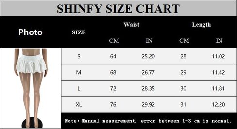 تنورة Y2K نسائية صغيرة من SHINFY ذات ثنيات مكشكشة على شكل حرف A وخصر عالٍ تنانير قصيرة منتفخة ملابس النادي in Saudi Arabia