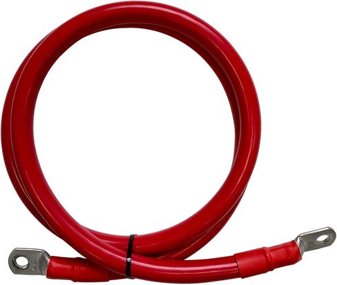 Renogy 5Ft 4AWG Cables for 3/8 in Lugs, 5Ft 4AWG, Connect Battery and Inverter in Kuwait