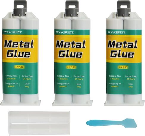 Metal Repair Glue, metal to metal glue, epoxy glue, metal glue heavy duty waterproof, All Purpose Repair Glue, liquid weld for metal, metal hole filler, welding glue, weld bond, High Strength, 1.76 oz in Saudi Arabia