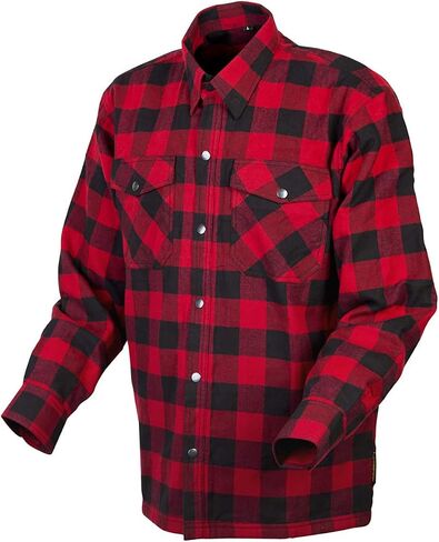 ScorpionEXO Covert Adult Men's Long Sleeve Motorcycle Flannel Riding Shirt with Mesh Pockets for Optional CE Rated Armor in Kuwait