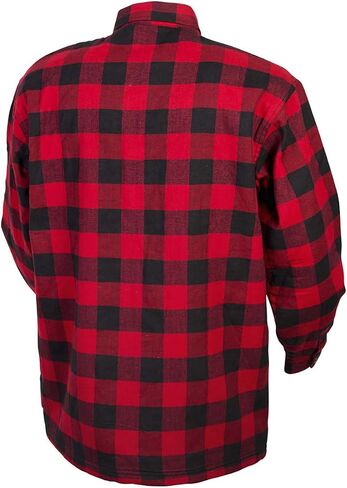 ScorpionEXO Covert Adult Men's Long Sleeve Motorcycle Flannel Riding Shirt with Mesh Pockets for Optional CE Rated Armor in Kuwait