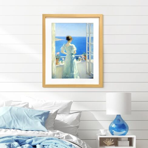 إطار EZOOZE مقاس 24 × 24، إطار صورة أسود مقاس 24 × 24 مع حصيرة مقاس 20 × 20، إطار ملصق بسيط أنيق للتعليق على الحائط، عبوة واحدة in Kuwait