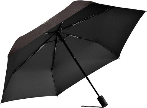 ALAZA Travel Compact Umbrella, Zodiac Sign Gemini Automatic Open Rain Umbrella for Men and Women in Saudi Arabia