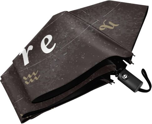ALAZA Travel Compact Umbrella, Zodiac Sign Gemini Automatic Open Rain Umbrella for Men and Women in Saudi Arabia
