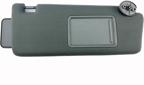 YFYLMAX Gray Left Driver Side Compatible with 2005 2006 2007 2008 2009 2010 2011 2012 Toyota Tacoma Sun Visor Replaces 74320-04181-B1 74320-AD060-B0 Without Light in Saudi Arabia