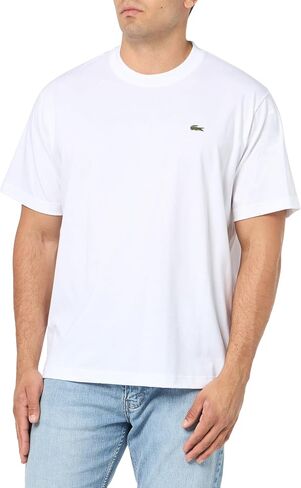 تي شيرت رجالي من Lacoste بأكمام قصيرة ورقبة دائرية كلاسيكية in Saudi Arabia