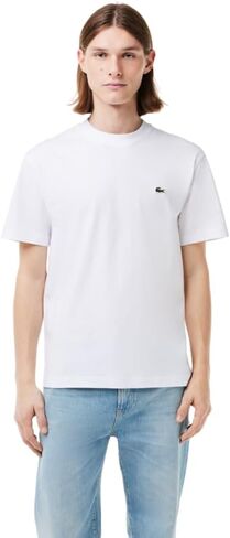 تي شيرت رجالي من Lacoste بأكمام قصيرة ورقبة دائرية كلاسيكية in Saudi Arabia