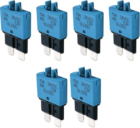 12V-28V 5A 10A 15A 20A 30A إعادة تعيين يدوي قطاع دارة ATC منخفض 15 أمبير 6 قطع in Kuwait